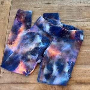 Athleta Kids Galaxy Print Leggings 8/10
